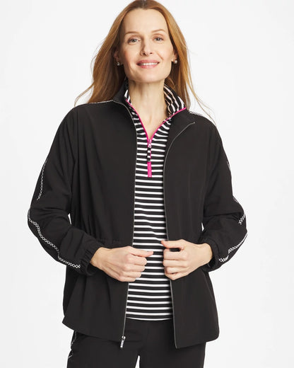 Chico's Everyday | Zenergy® UPF Lattice-Trim Jacket