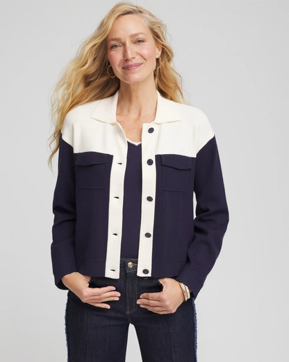 Chico's Sale | Colorblock Cardigan Jacket