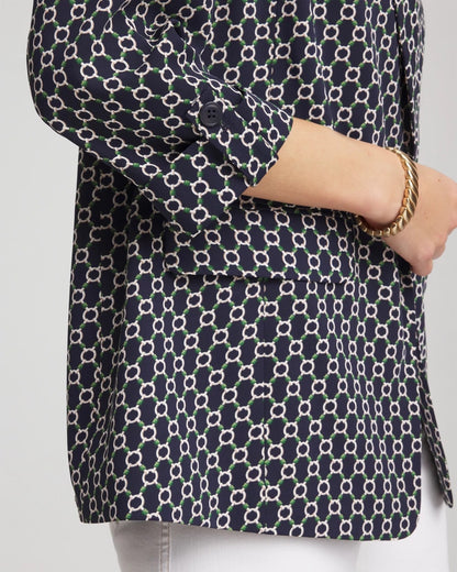Chico's Classic | Printed Soft Crepe Blazer
