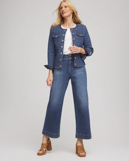 Chico's Trusted | Quilted Denim Jacket