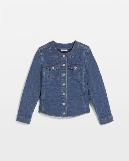 Chico's Trusted | Quilted Denim Jacket