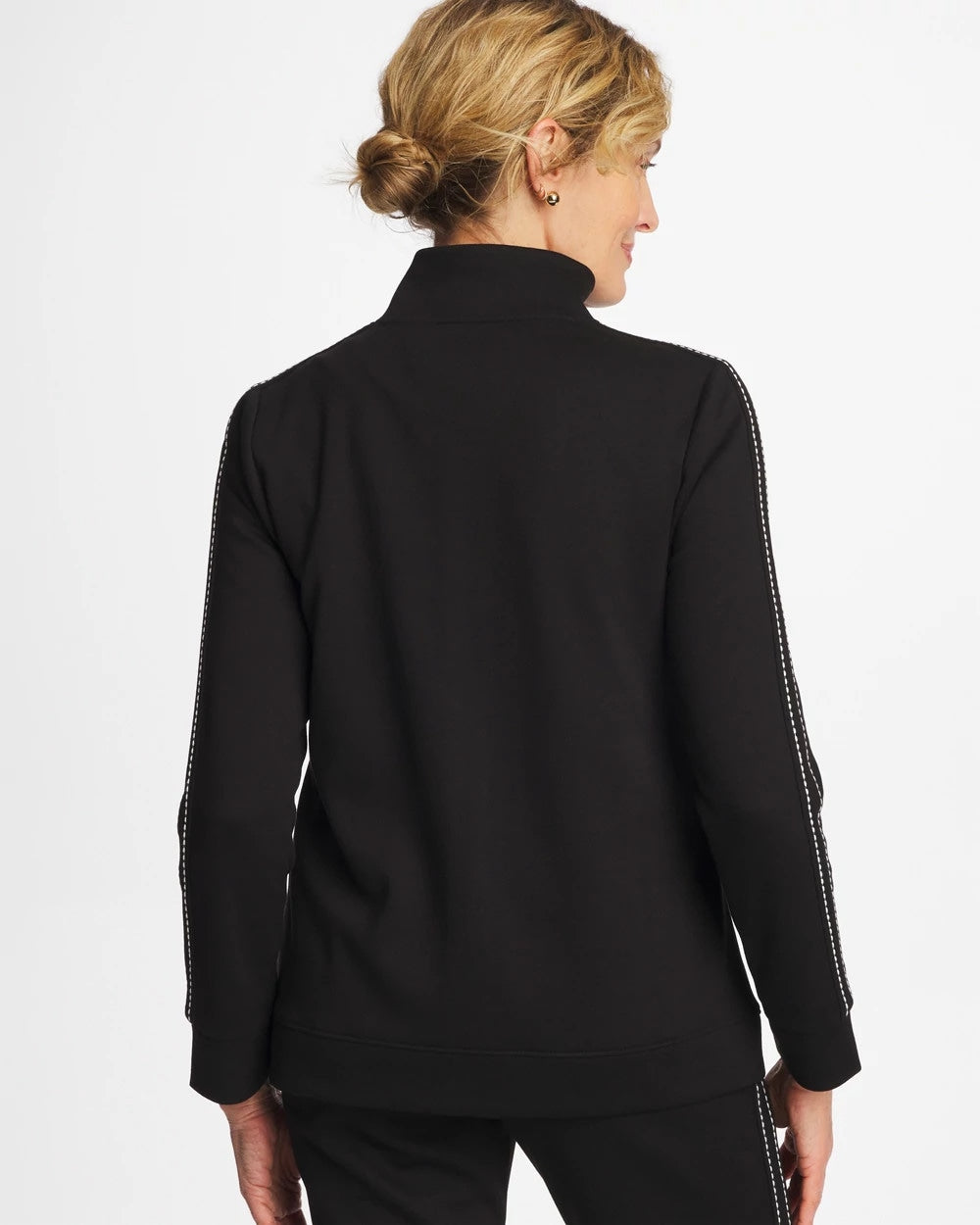 Chico's Value | Zenergy® Double-Knit Pick Stitch Jacket