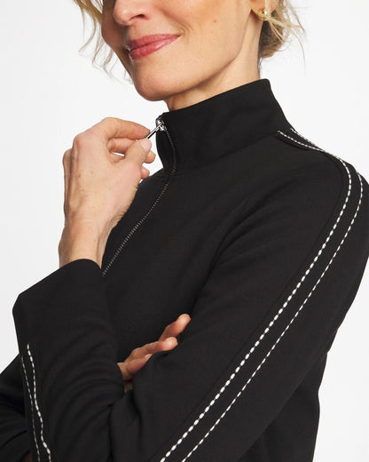 Chico's Value | Zenergy® Double-Knit Pick Stitch Jacket
