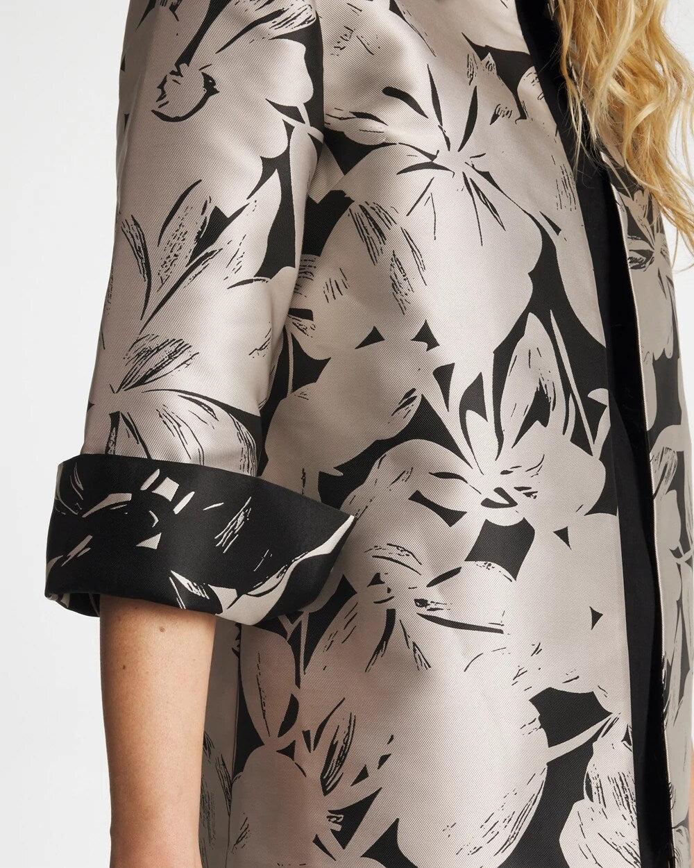 Chico's Latest | Travelers™ Collection Floral Jacquard Jacket