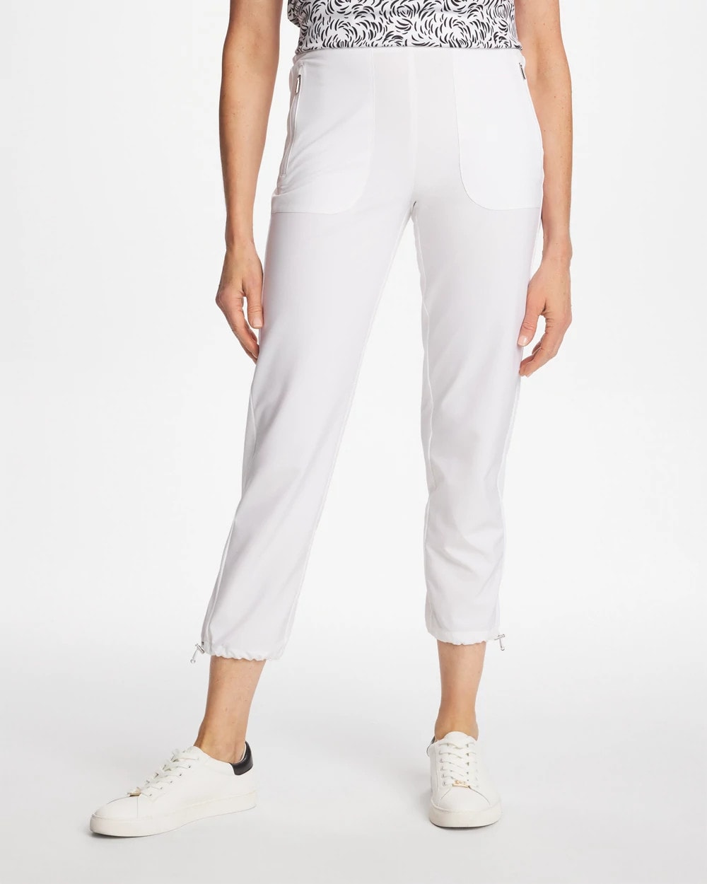Chico's New | Zenergy® UPF Rib Mix Cropped Pants
