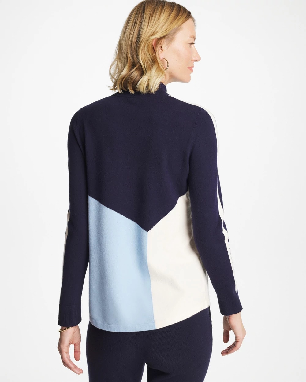 Chico's Signature | Zenergy® Luxe Colorblock Half-Zip Pullover