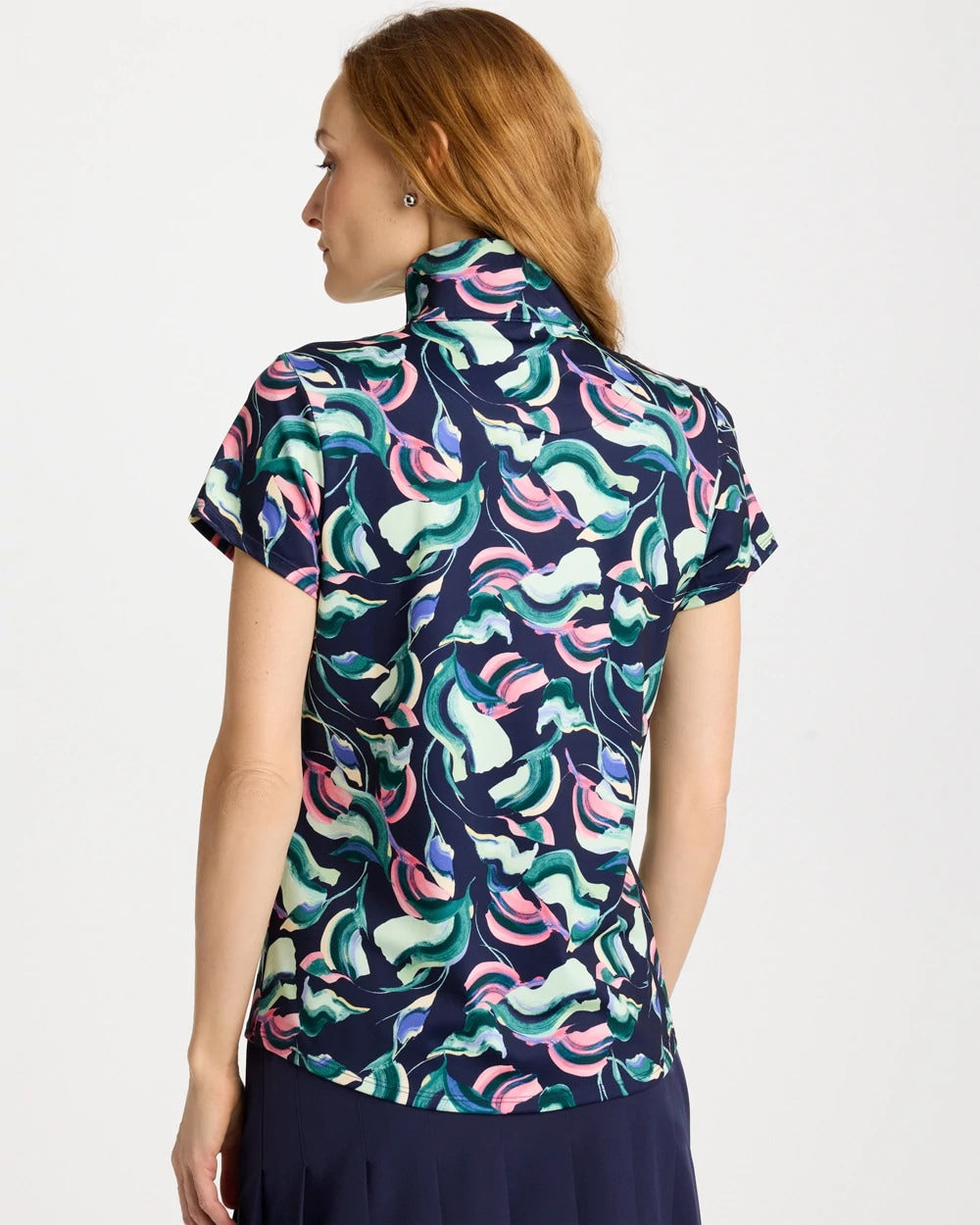 Chico's Best Seller | Zenergy® UPF Blooms Half Zip Polo