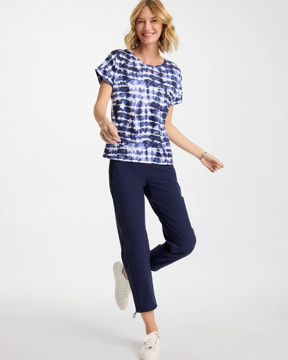Chico's Best Price | Zenergy® Tie-Dye Scoop-Neck Tee