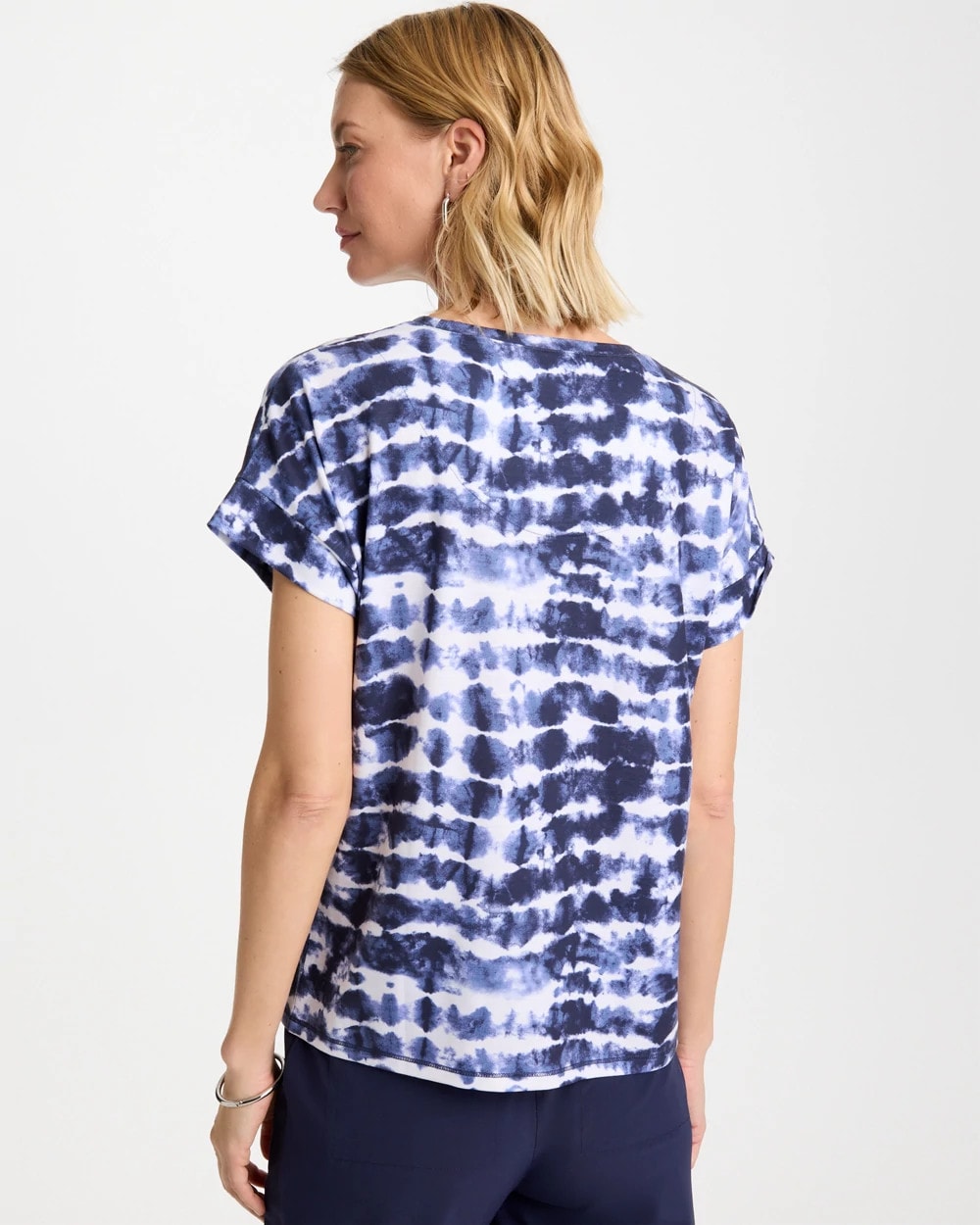 Chico's Best Price | Zenergy® Tie-Dye Scoop-Neck Tee