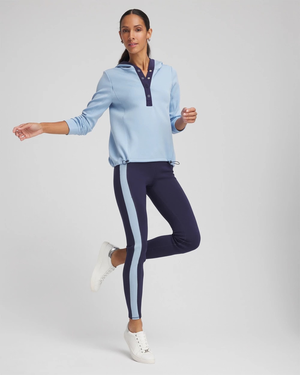 Chico's Quality | Zenergy® Soft Topaz Contrast Leggings