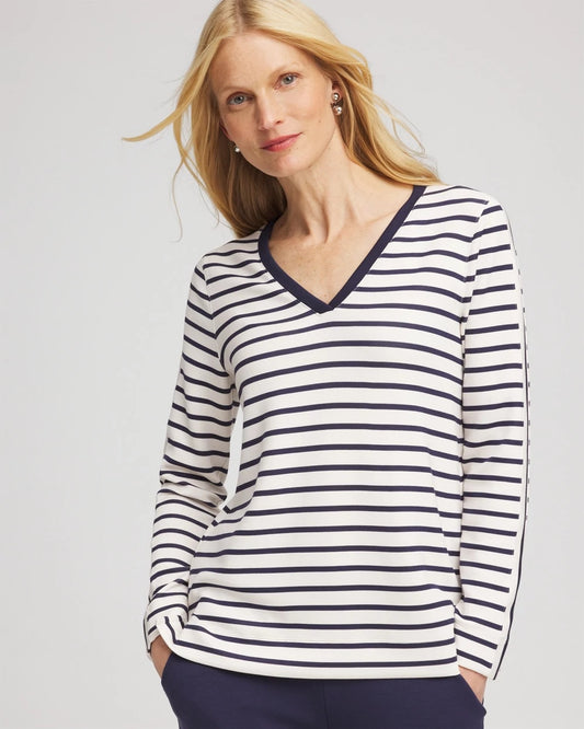 Chico's Everyday | Zenergy® Soft Striped Top