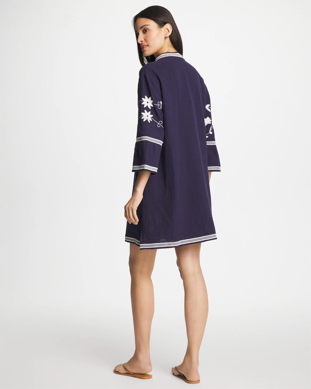 Chico's Deals | Woven Embroidered Swim Cover-Up