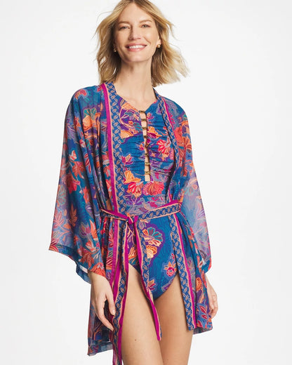 Chico's Essential | Miraclesuit® Decoupage Kimono