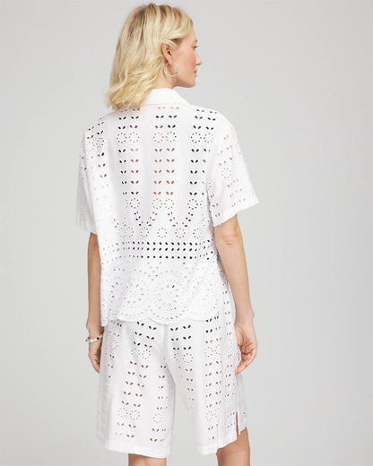 Chico's Classic | Swimsuit Cover-Up Short and Shirt Set