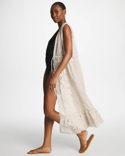 Chico's Everyday | Woven Eyelet Swim Cover-Up Dress