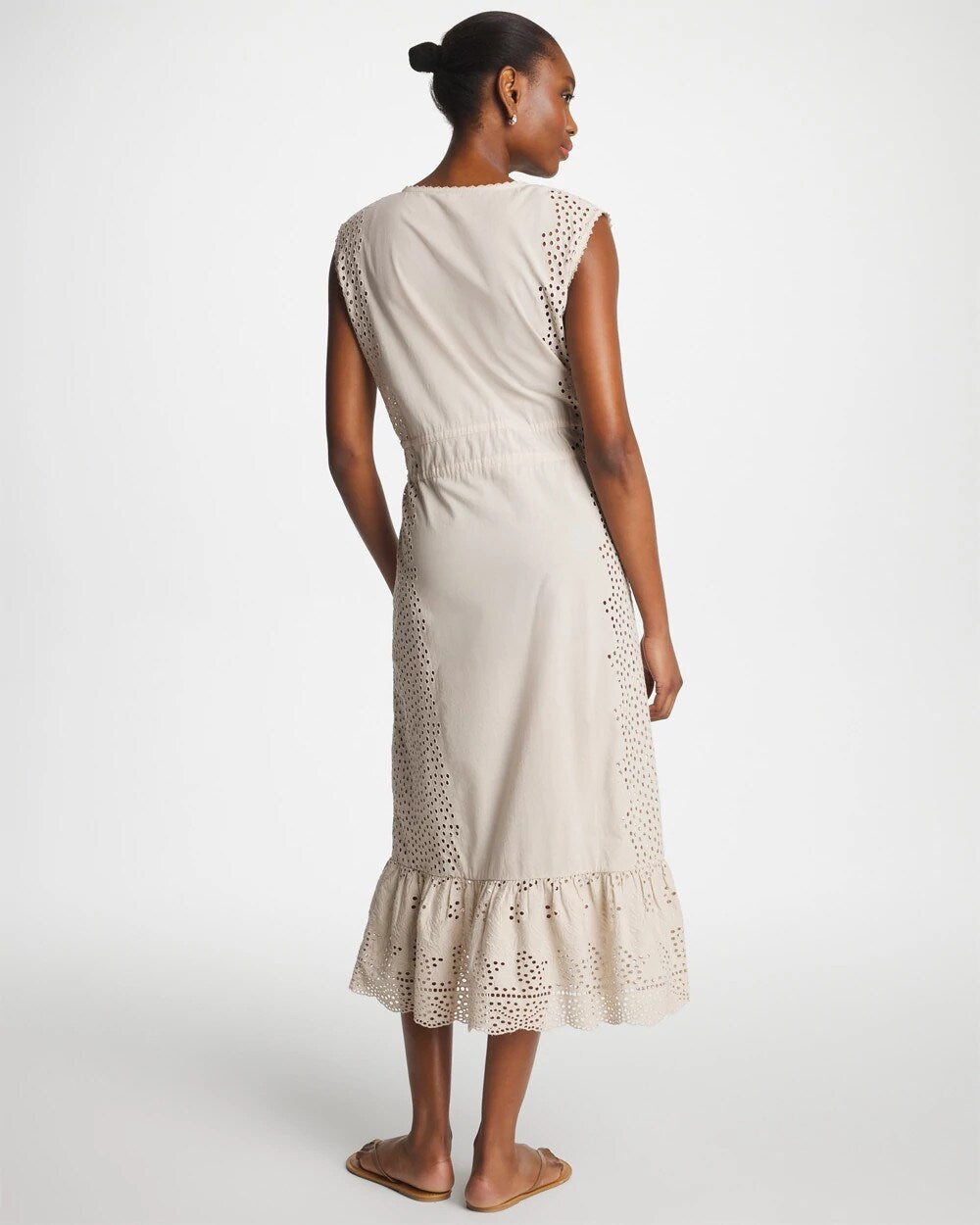 Chico's Everyday | Woven Eyelet Swim Cover-Up Dress