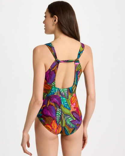 Chico's Everyday | Magicsuit® Cactus Flower Dakota One-Piece Swimsuit