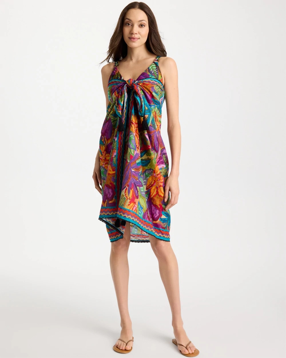 Chico's Discount | Magicsuit® Cactus Flower Pareo