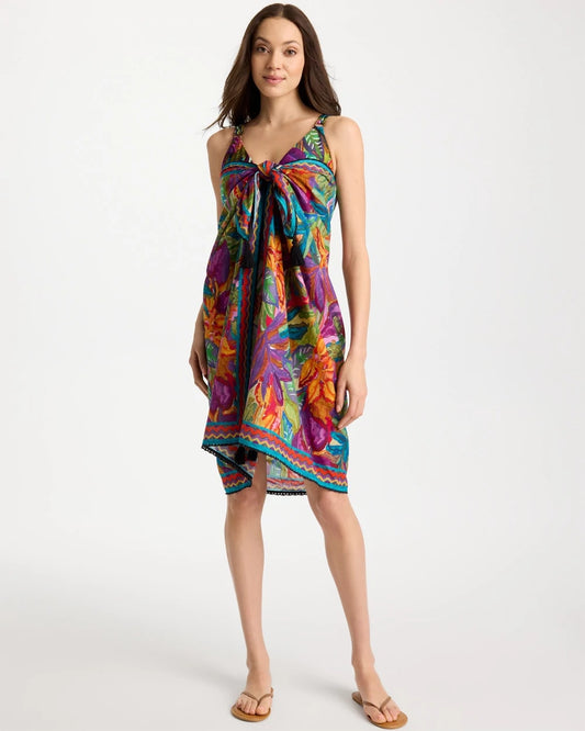 Chico's Discount | Magicsuit® Cactus Flower Pareo