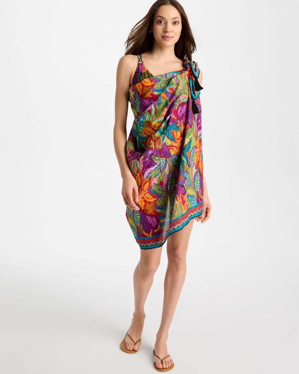 Chico's Discount | Magicsuit® Cactus Flower Pareo