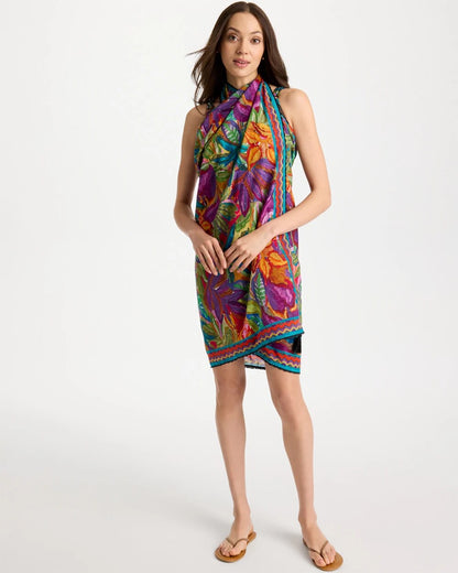Chico's Discount | Magicsuit® Cactus Flower Pareo