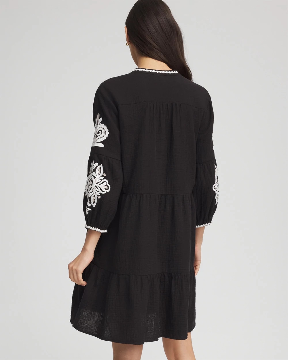 Chico's Featured | Woven Embroidered Swim Cover-Up