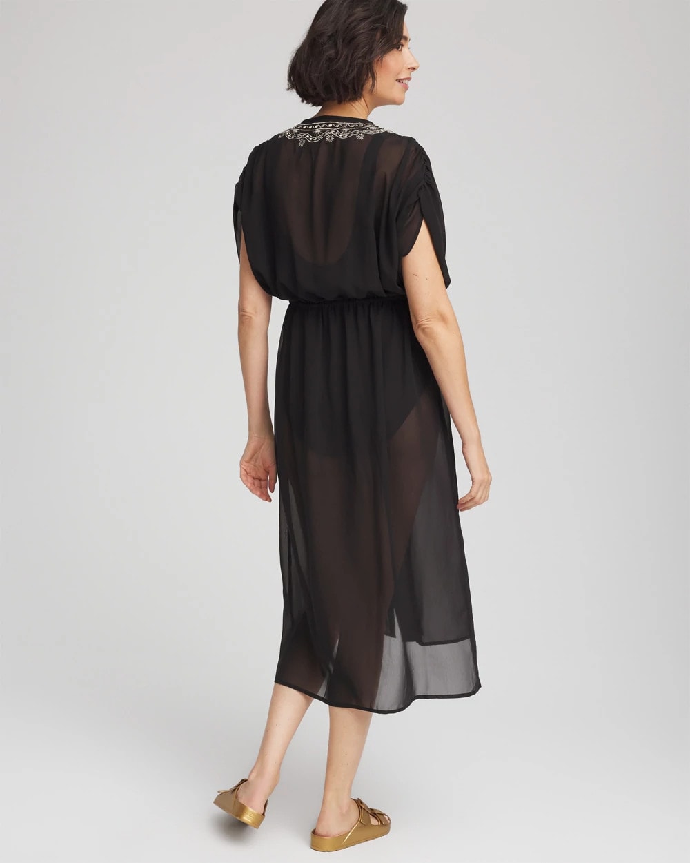 Chico's Latest | Miraclesuit® Beach Embroidered Long Kimono