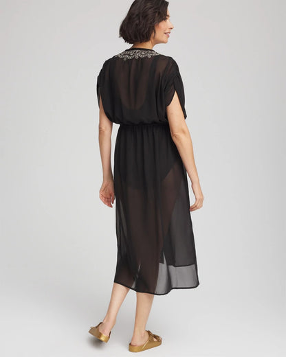 Chico's Latest | Miraclesuit® Beach Embroidered Long Kimono