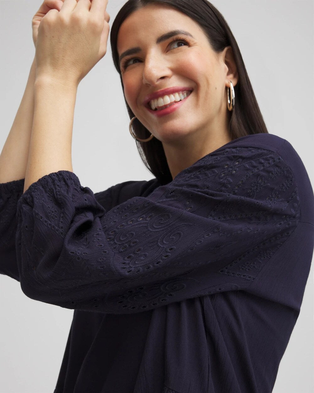 Chico's Exclusive | Embroidered Eyelet Coverup