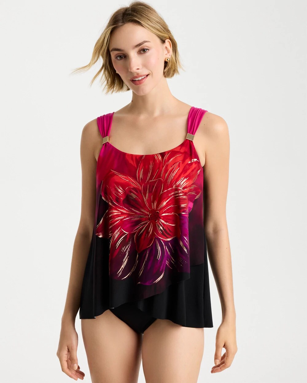 Chico's Sale | Miraclesuit® Petali Rosa Dazzle Tankini