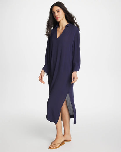 Chico's New | Woven Collar Swim Cover-Up