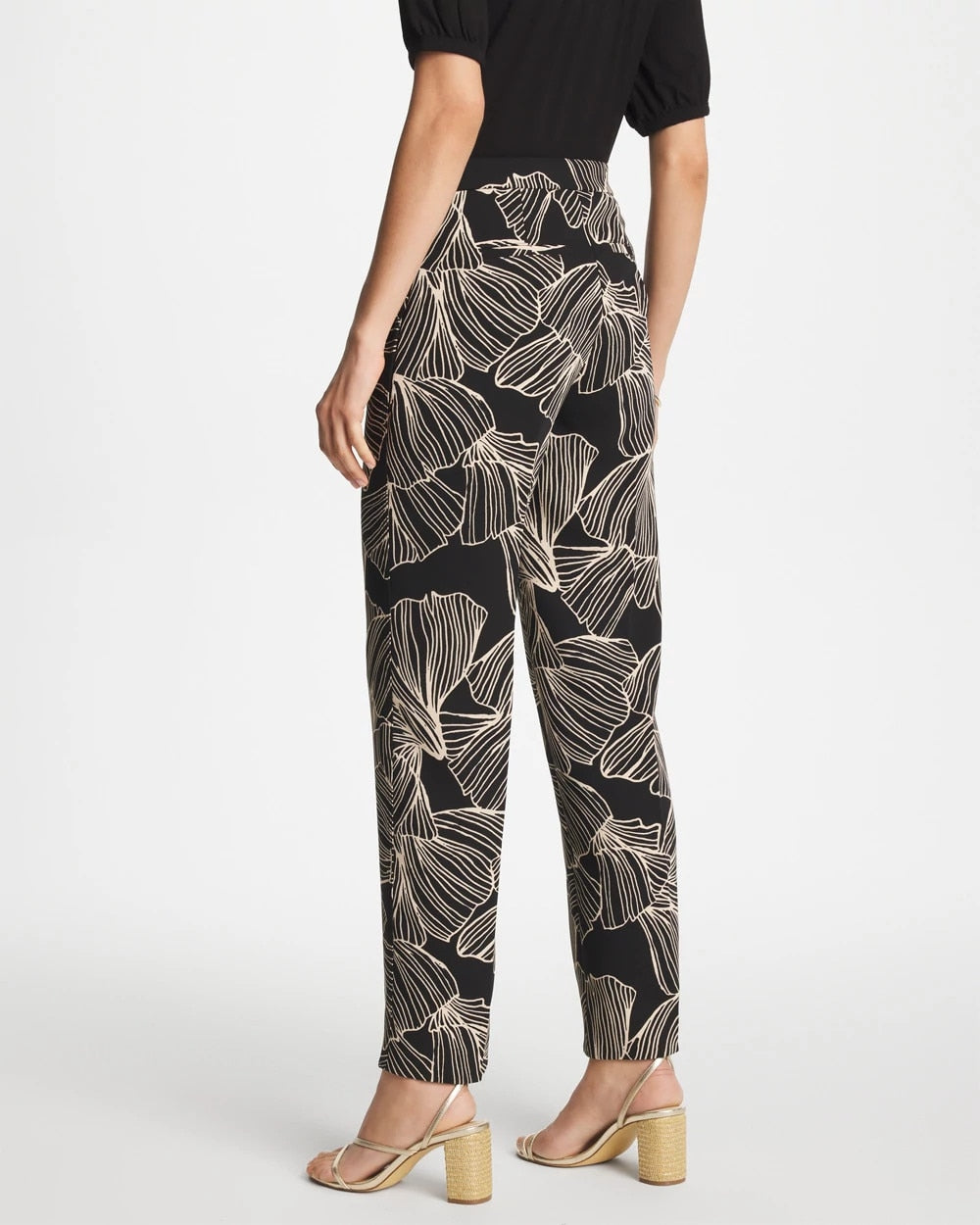 Chico's New | Ginkgo Crepe Tapered Ankle Pants