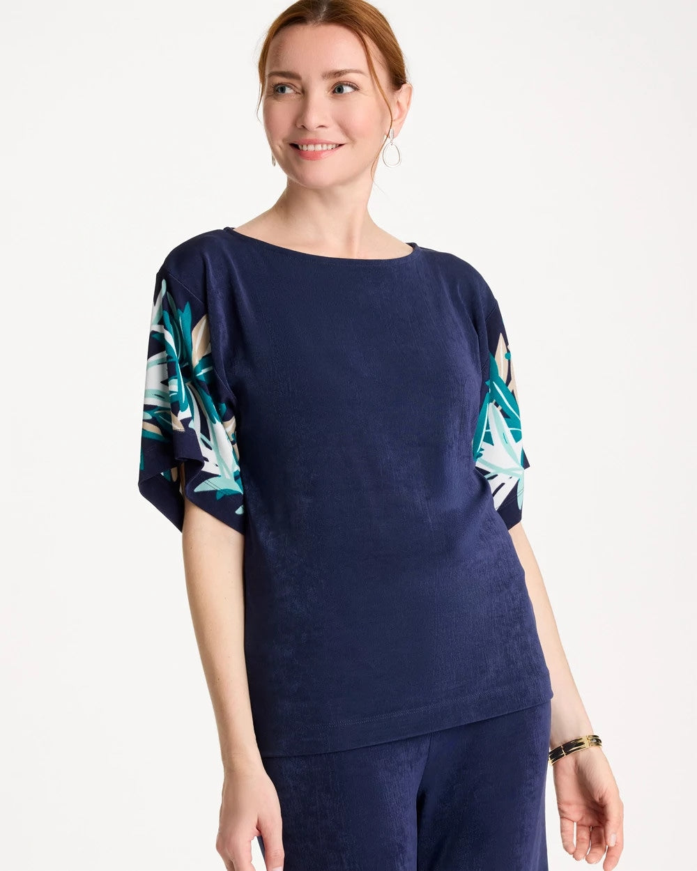 Chico's Classic | Travelers™ Printed Kimono Sleeve Top