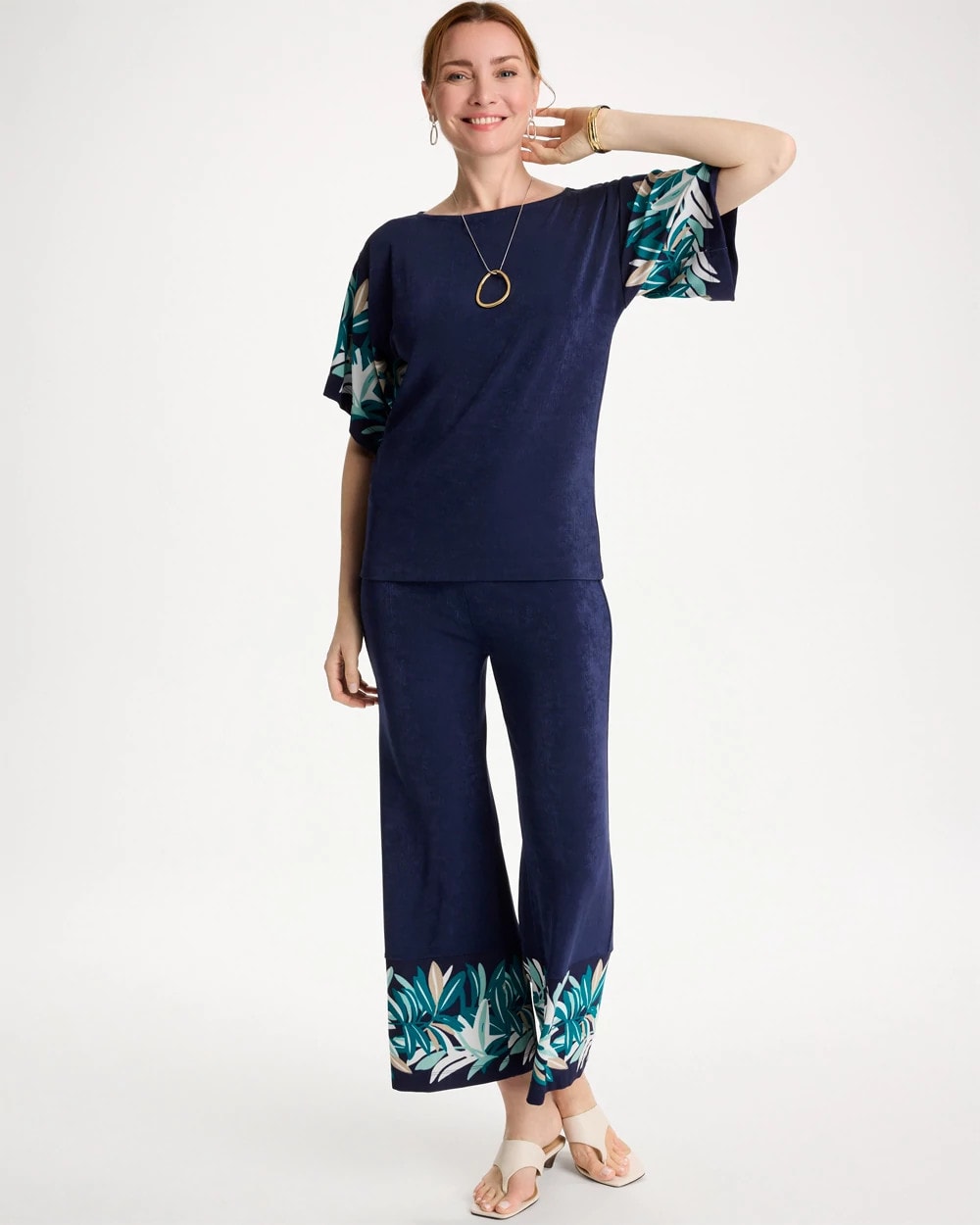 Chico's Classic | Travelers™ Printed Kimono Sleeve Top