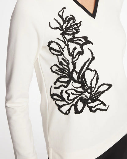 Chico's Special Offer | Zenergy® Double-Knit Applique Top