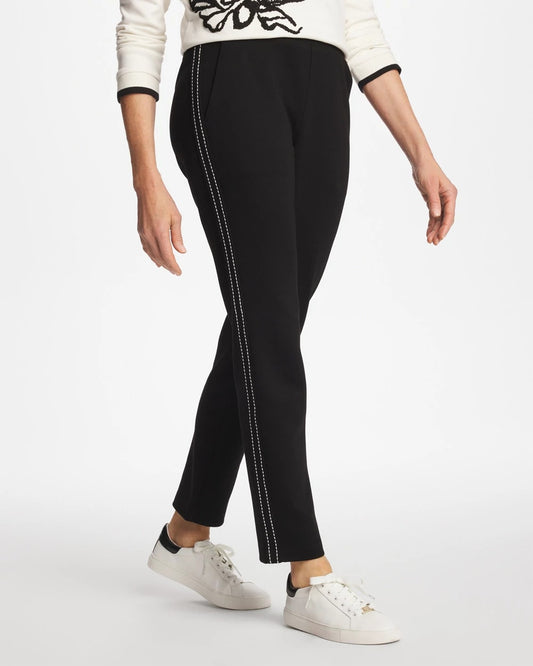 Chico's Premium | Zenergy® Double-Knit Pick Stitch Ankle Pants
