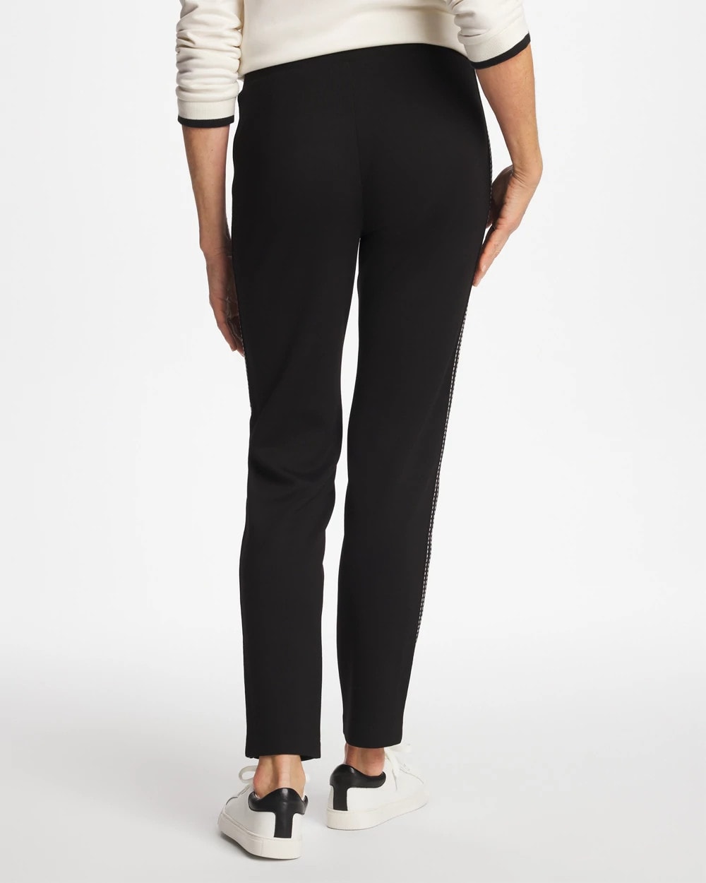 Chico's Premium | Zenergy® Double-Knit Pick Stitch Ankle Pants