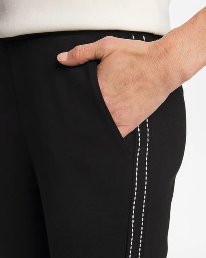 Chico's Premium | Zenergy® Double-Knit Pick Stitch Ankle Pants