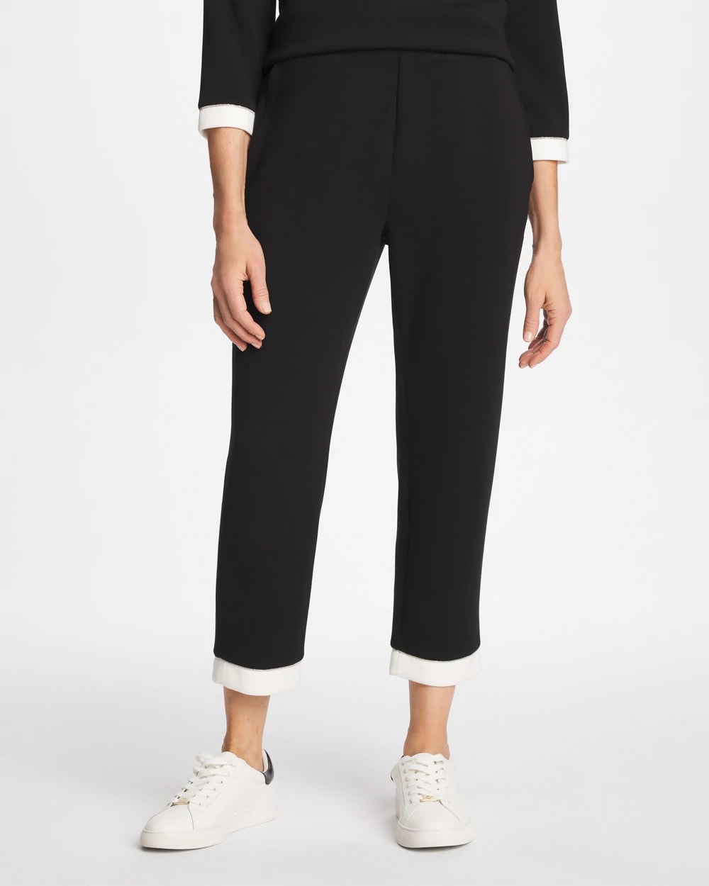 Chico's Featured | Zenergy® Soft Caviar Bead Contrast Pants