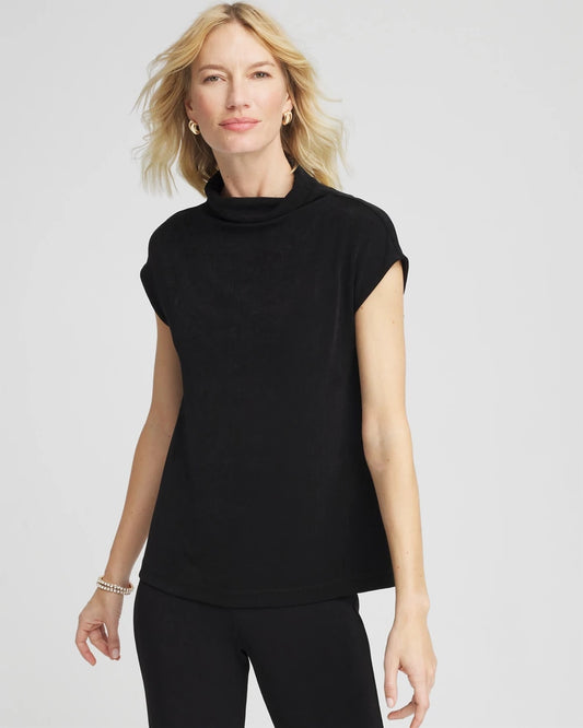 Chico's Signature | Travelers™ Mockneck Top