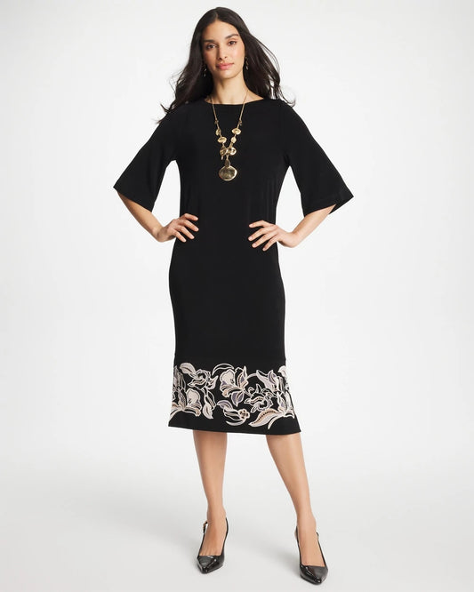 Chico's Best Seller | Travelers™ Border Kimono Sleeve Dress