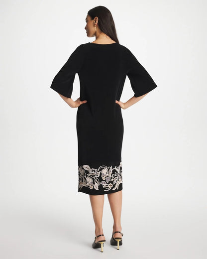 Chico's Best Seller | Travelers™ Border Kimono Sleeve Dress