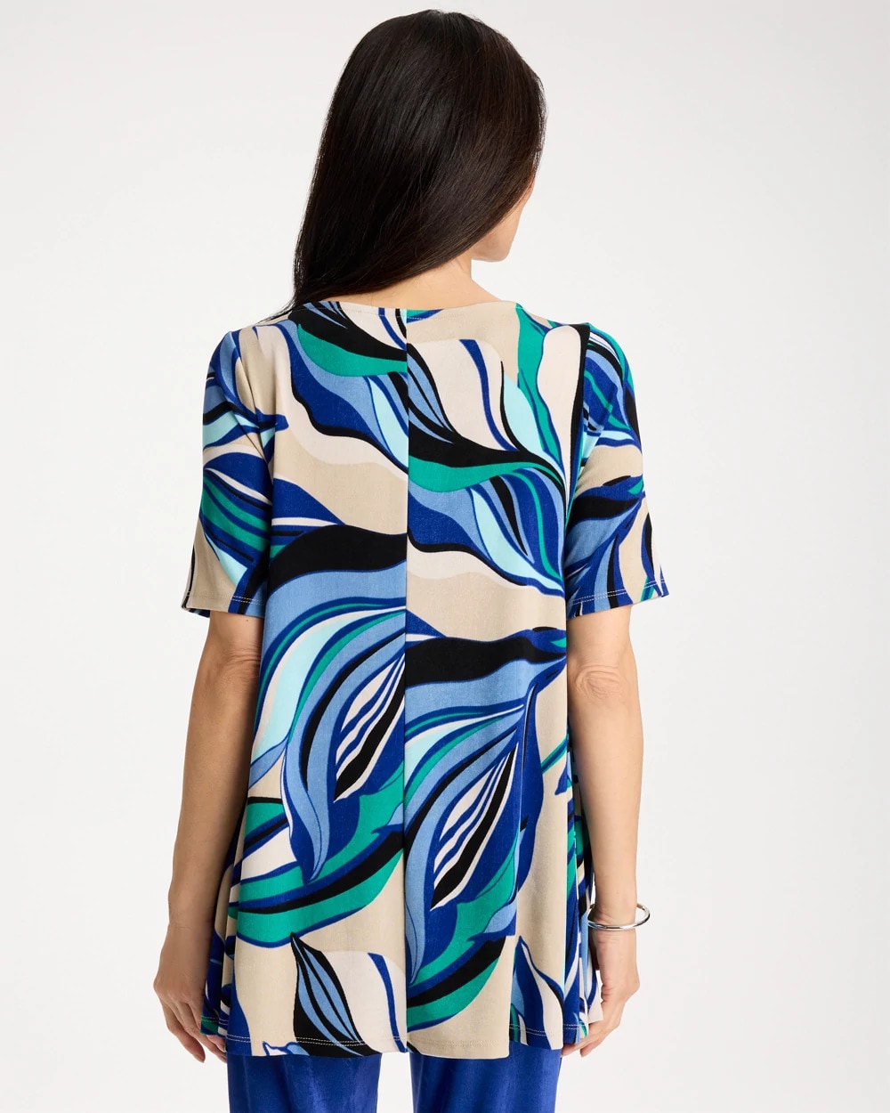 Chico's Best Seller | Travelers™ Marble Flora Swing Tunic