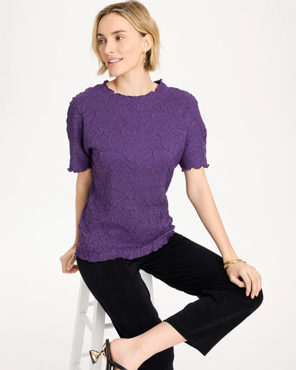Chico's New | Travelers™ Embossed Pullover Top