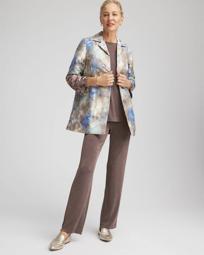 Chico's Featured | Travelers™ Collection Watercolor Jacquard Jacket