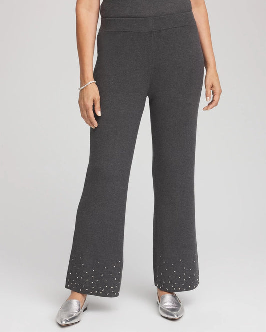 Chico's Quality | Travelers™ Embellished Straight-Leg Pants