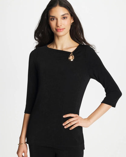 Chico's Best Seller | Travelers™ Hardware 3/4 Sleeve Tunic