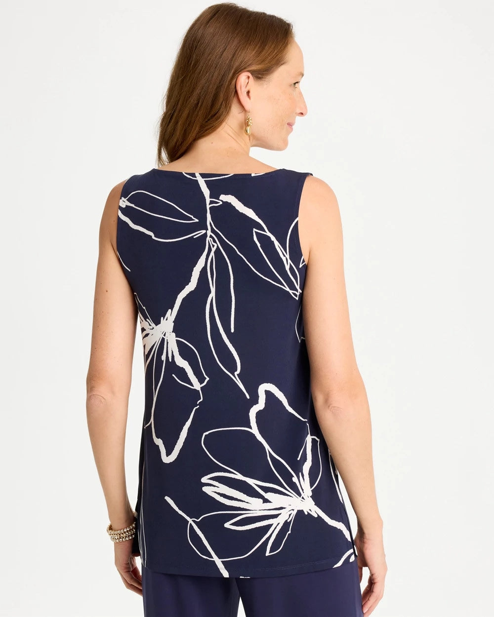 Chico's Trending | Travelers™ Knit Botanical Jeweled Tunic