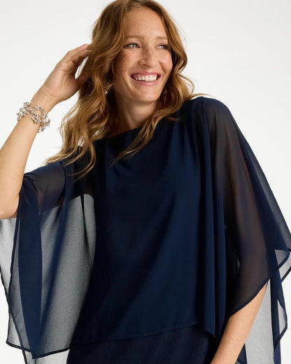 Chico's Trending | Travelers™ Chiffon Layered Top