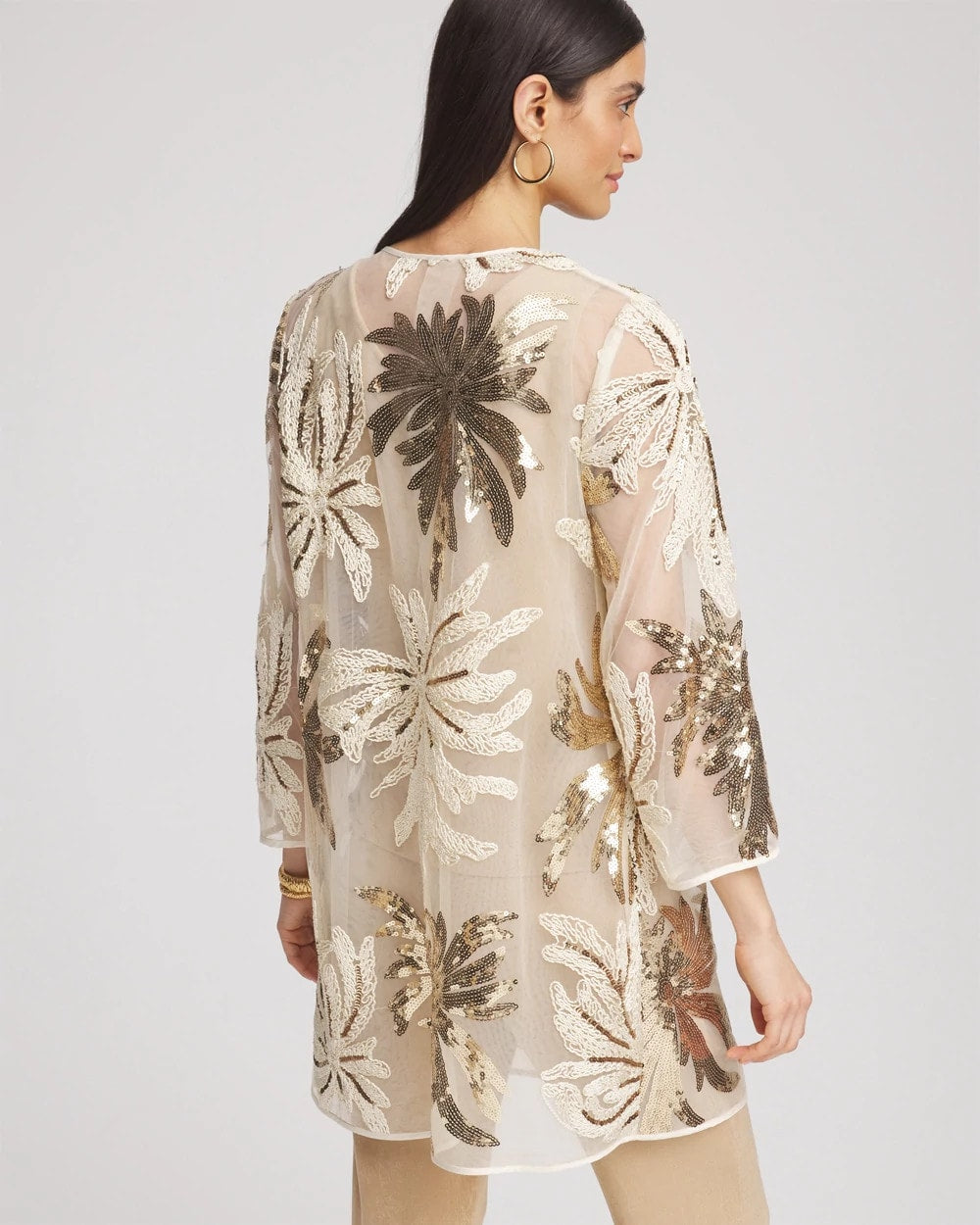 Chico's Special Offer | Travelers™ Collection Sequin-Mesh Jacket